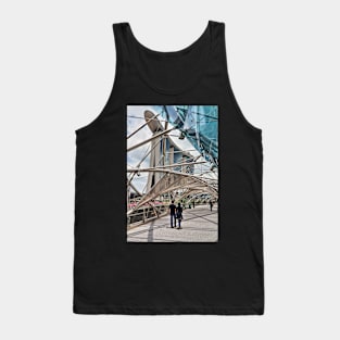 Helix Bridge in front of Marina Bay Sands Tank Top